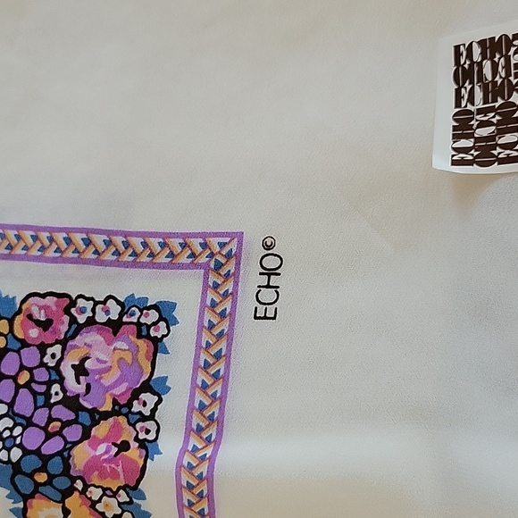 Deadstock Echo Silk Scarf - Picture 4 of 6